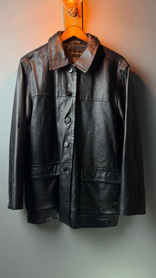 Giorgio di Sant' Angelo leather jacket (L)