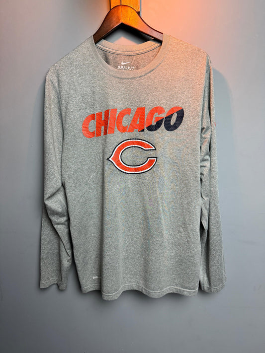 NIKE Dri-Fit Long Sleeves T-Shirt (L)